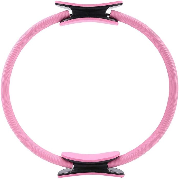 Pink Pilates ring for exercise