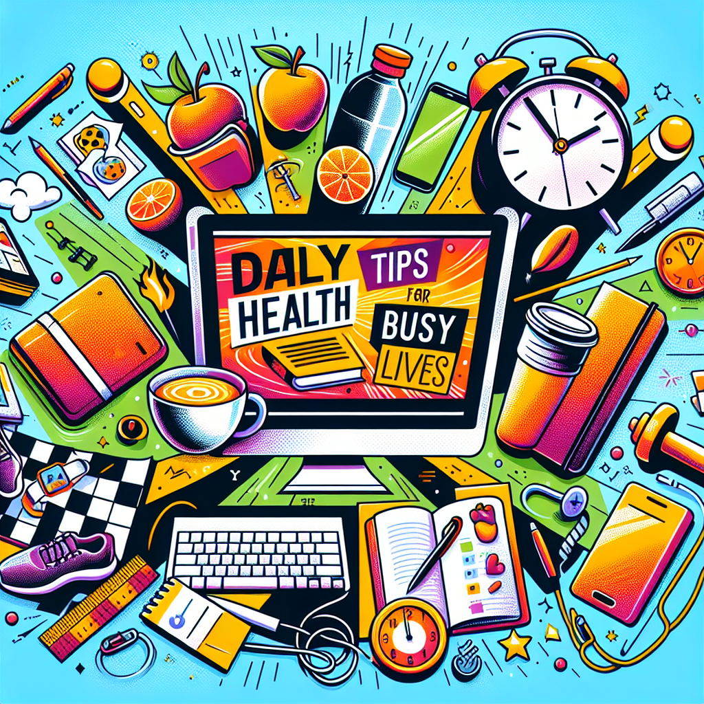 Daily Health Tips for Busy Lives: How to Stay Fit and Energized