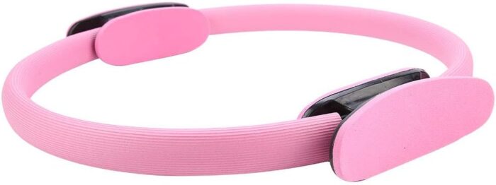 Pink Pilates ring for exercise