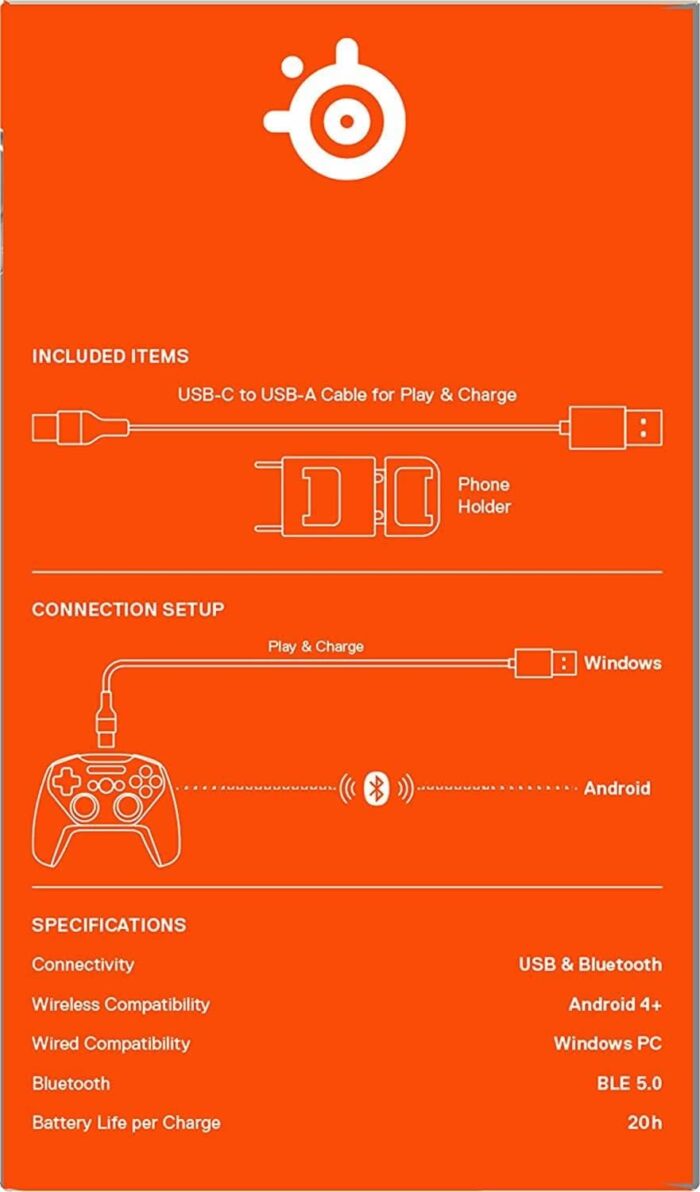 SteelSeries Stratus Bluetooth Gaming controller