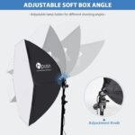 HPUSN Softbox Photography Lighting Kit