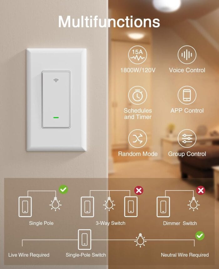 Smart Wi-Fi Light Switch