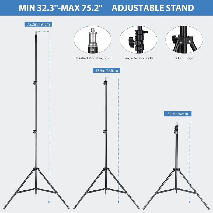 HPUSN Softbox Photography Lighting Kit