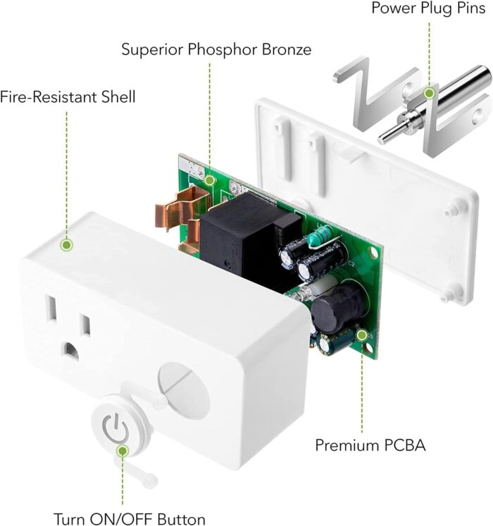 BN-LINK WiFi Heavy Duty Smart Plug Outlet