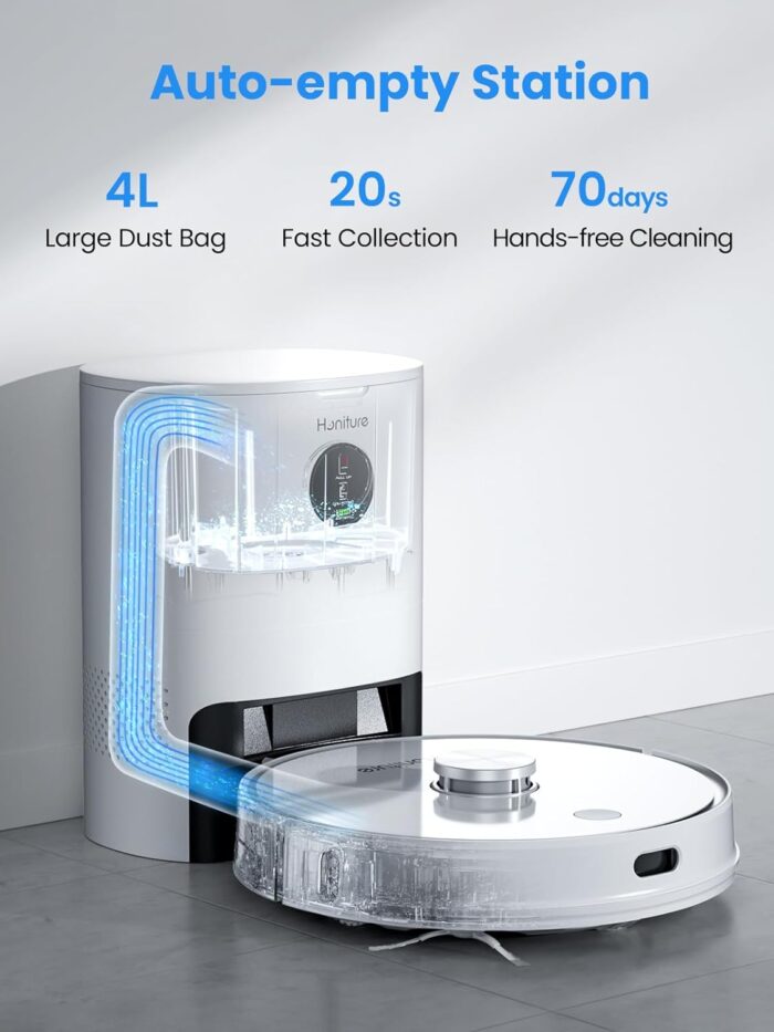 HONITURE Robot Vacuum and Mop Combo