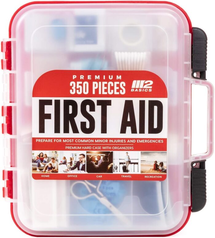 keyword: M2 BASICS Professional 350 Piece Emergency First Aid Kit