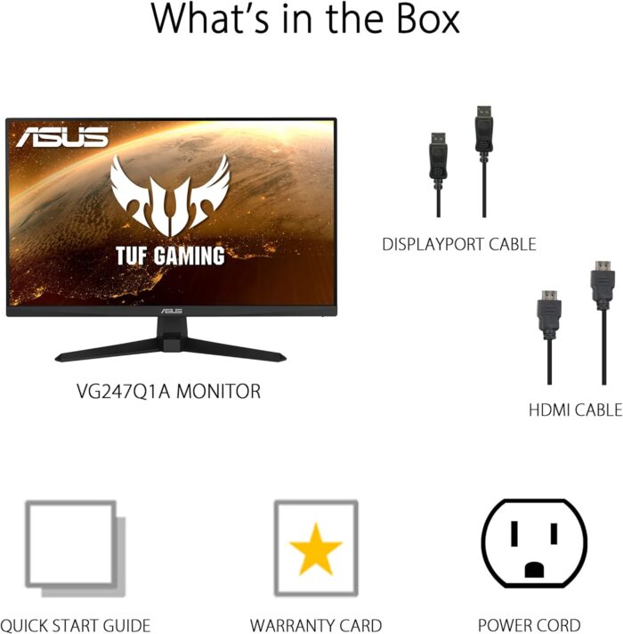 ASUS TUF Gaming 23.8” 1080P Monitor (VG247Q1A) – Full H... Keyword: ASUS TUF Gaming Monitor