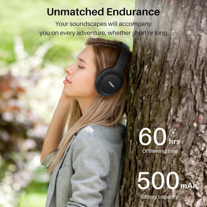 TOZO HT2 Hybrid Active Noise Cancelling Headphones