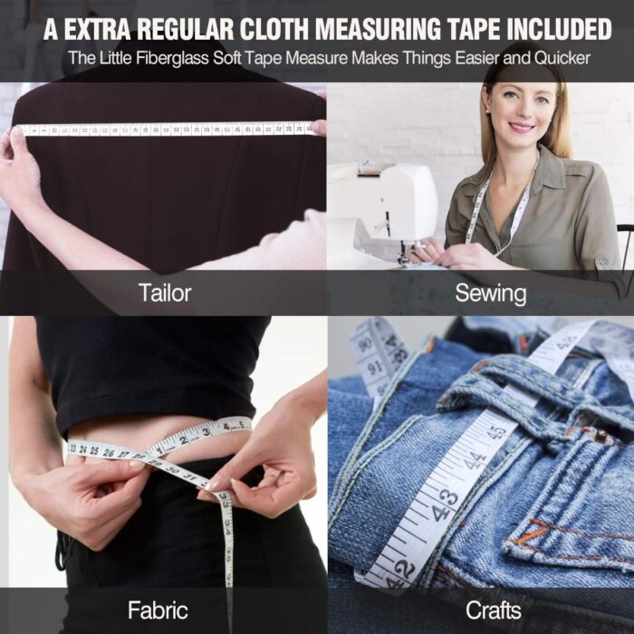 Measuring tape for tailoring, sewing, fabric, and crafts.