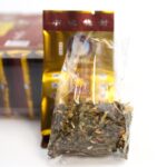 Packaged herbal tea leaves