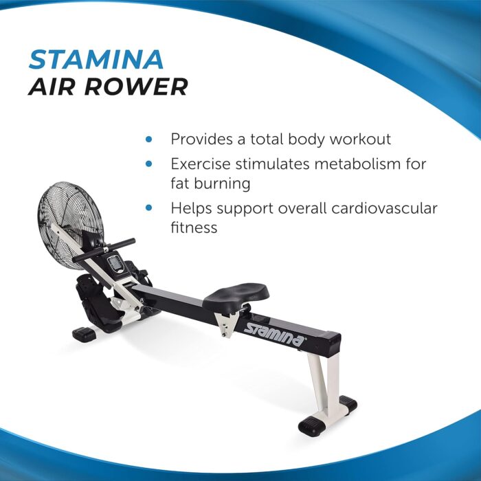 Stamina Air Rower Fitness Rowing Machine