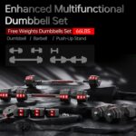 Adjustable Weights Dumbbells Set