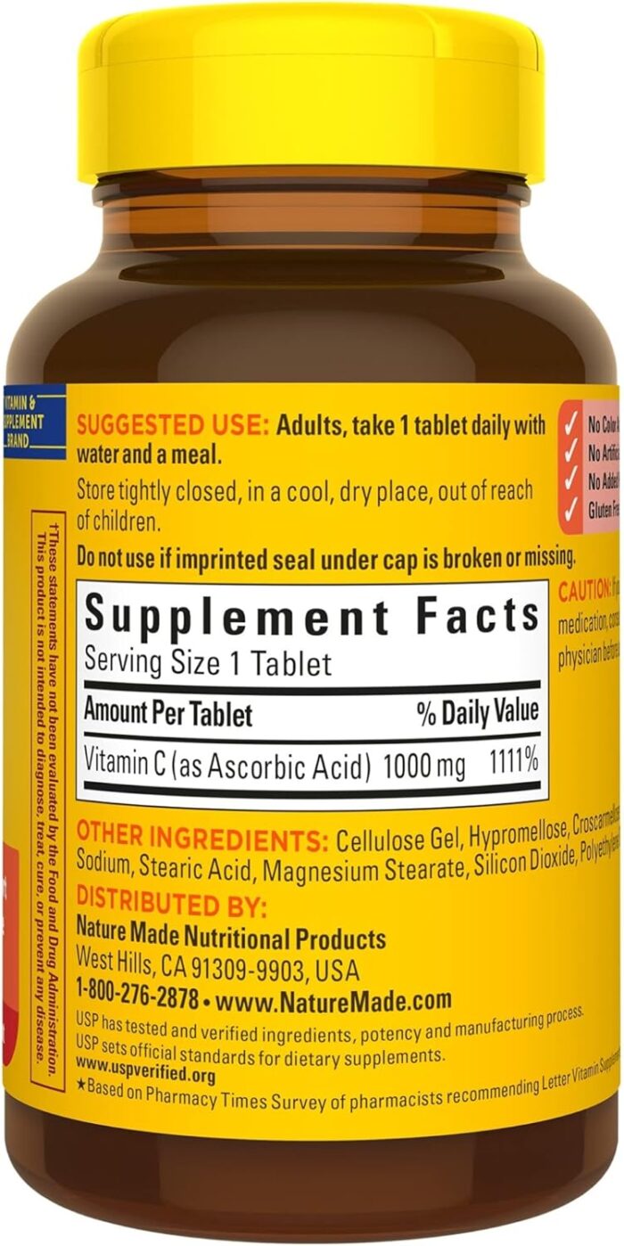 Nature Made Extra Strength Vitamin C 1000 mg, Dietary S... Keyword: Vitamin C