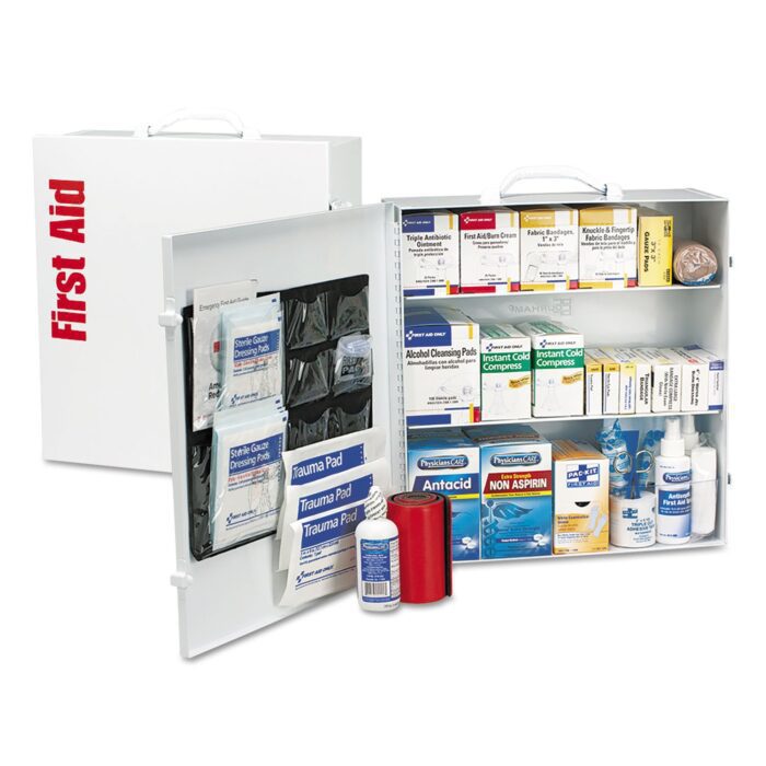 First Aid Only 90575 3-Shelf First Aid Kit for Business