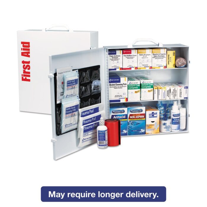 First Aid Only 90575 3-Shelf First Aid Kit for Business