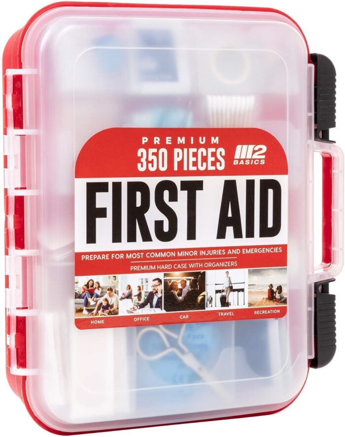 keyword: M2 BASICS Professional 350 Piece Emergency First Aid Kit