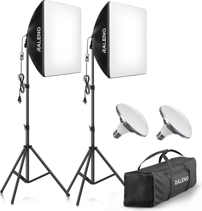 RALENO Softbox Lighting Kit