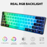 CHONCHOW Mini RGB 60% Gaming Keyboard