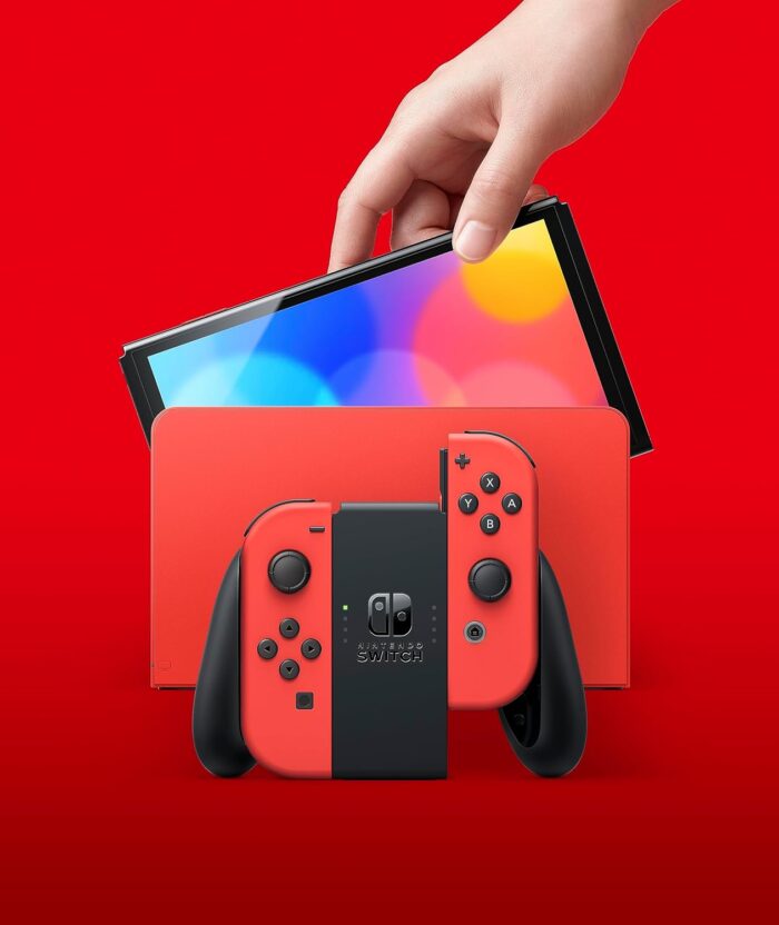 Nintendo Switch – OLED Model: Mario Red Edition. Keyword: Nintendo Switch