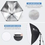 HPUSN Softbox Photography Lighting Kit