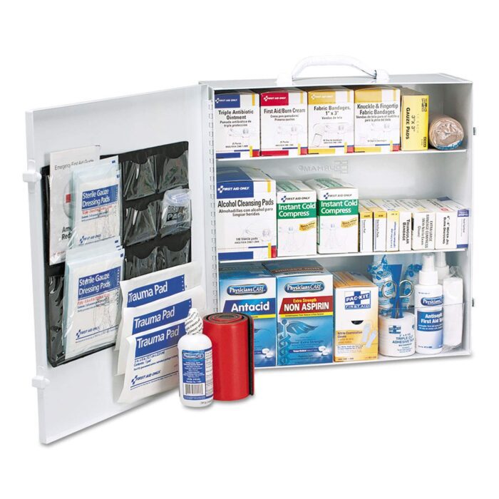 First Aid Only 90575 3-Shelf First Aid Kit for Business