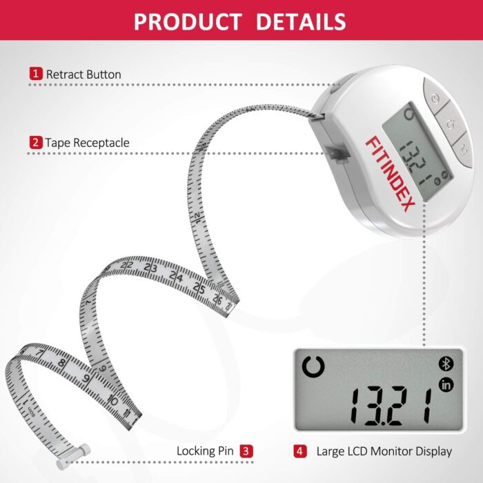 FITINDEX Smart Body Tape Measure