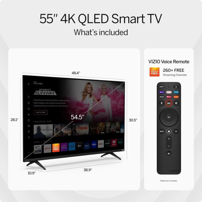 VIZIO 55-Inch M-Series 4K QLED HDR Smart TV