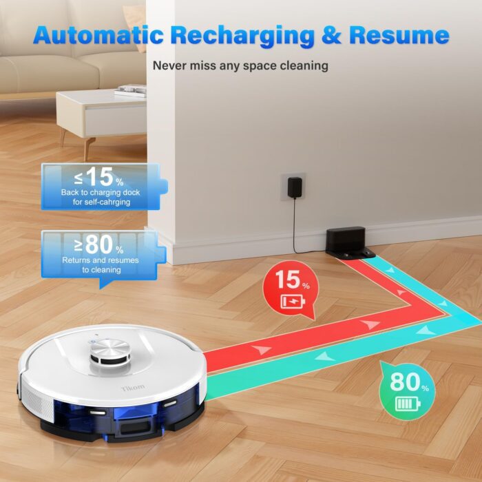 Tikom Robot Vacuum and Mop