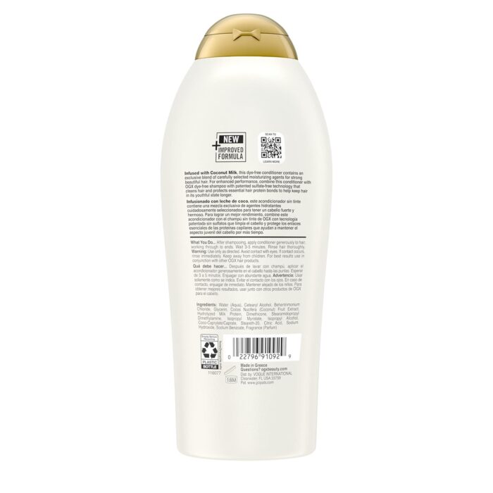 keyword: OGX Nourishing Coconut Milk Conditioner