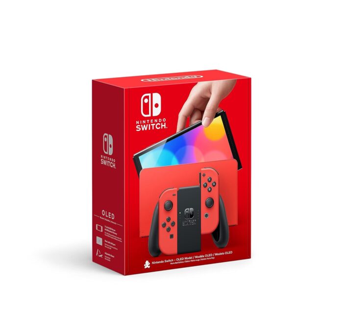 Nintendo Switch – OLED Model: Mario Red Edition. Keyword: Nintendo Switch