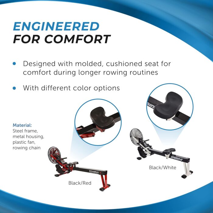 Stamina Air Rower Fitness Rowing Machine