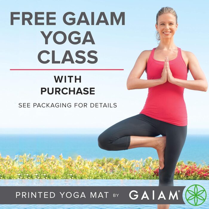 Gaiam Print Yoga Mat