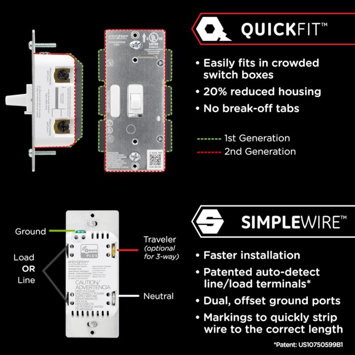 Enbrighten Z-Wave Plus Smart Switch