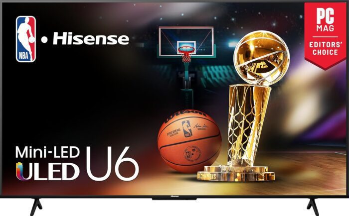 Hisense 65-Inch Class U6 Series Mini-LED ULED 4K UHD Go Keyword: Hisense