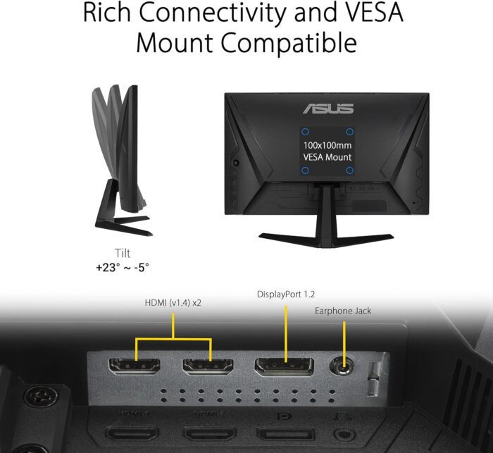 ASUS TUF Gaming 23.8” 1080P Monitor (VG247Q1A) – Full H... Keyword: ASUS TUF Gaming Monitor