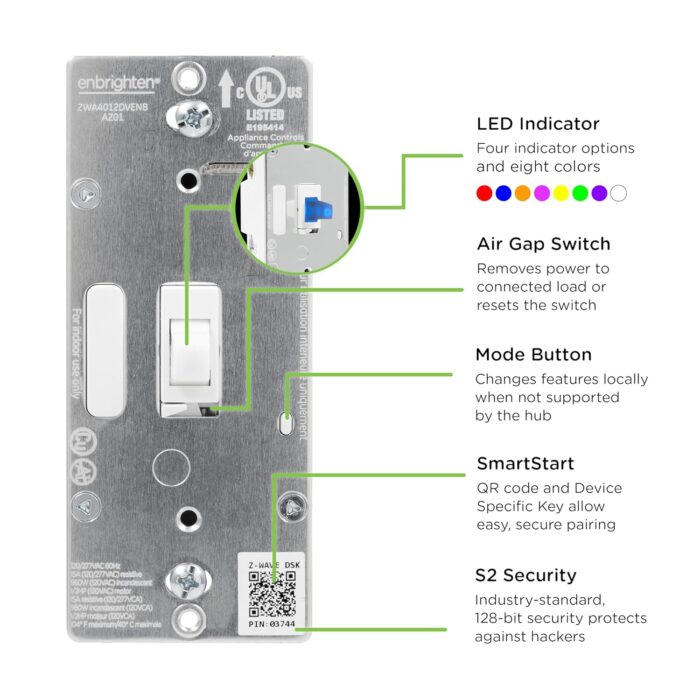 Enbrighten Z-Wave Plus Smart Switch