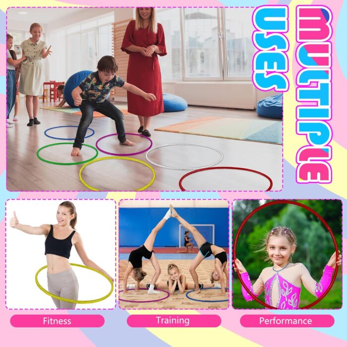 keyword: Syhood Glitter Plastic Exercise Hoop Fitness Circles