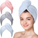 Hicober Microfiber Hair Towel