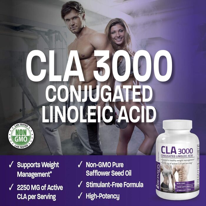 Bronson CLA 3000 Extra High Potency Supports Healthy We... primary keyword: Bronson CLA 3000