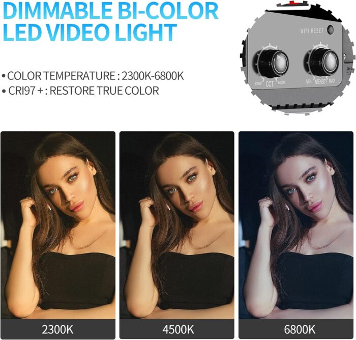 GVM 3 Pack LED Video Lighting Kits