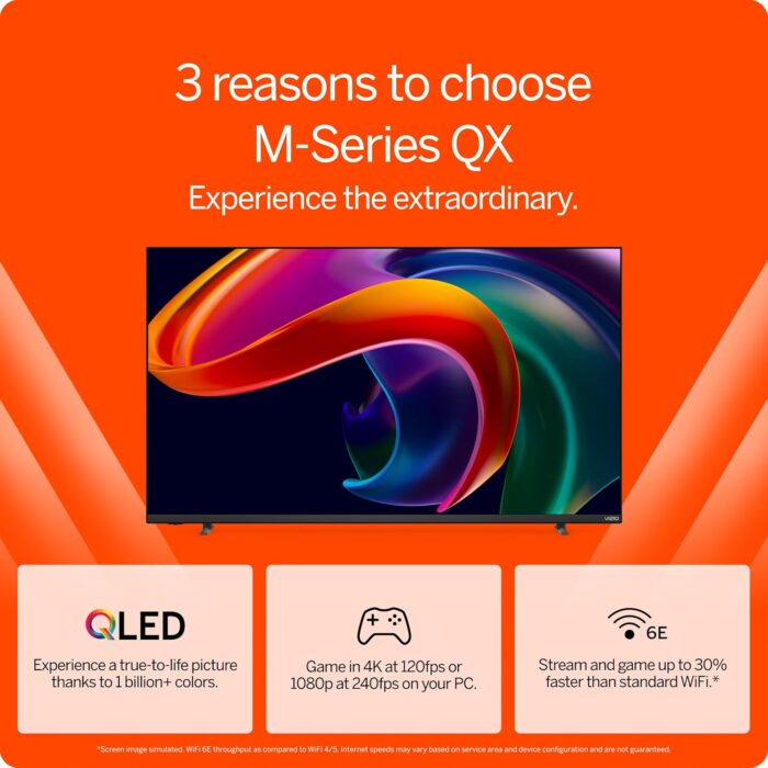 keyword: VIZIO 50-inch MQX-Series 4K 120Hz QLED HDR10 Smart TV