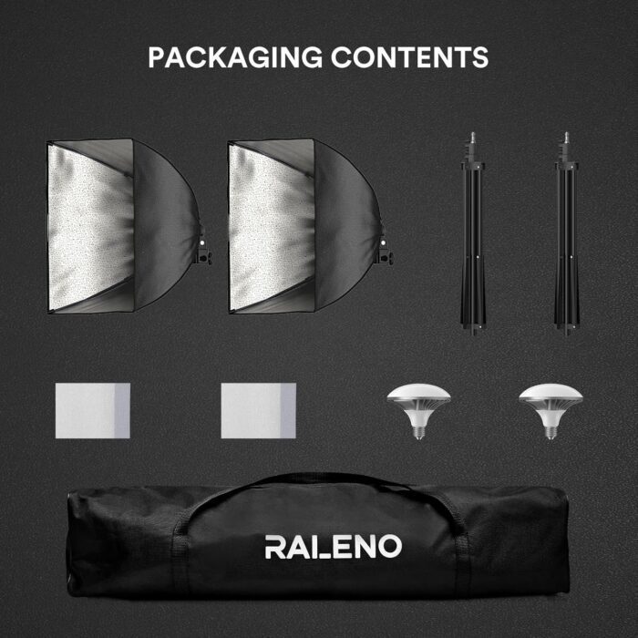 RALENO Softbox Lighting Kit