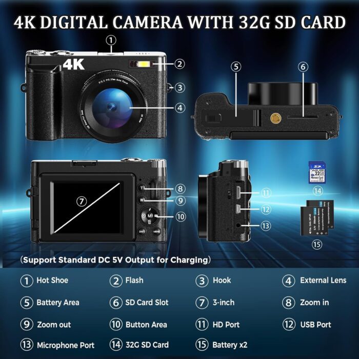 4K Digital Camera