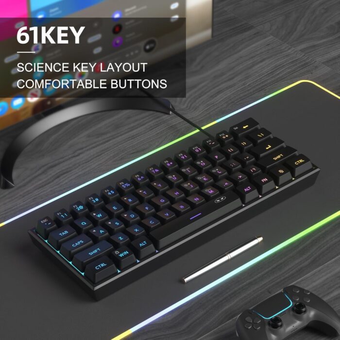 MageGee Mini 60%% Gaming Keyboard