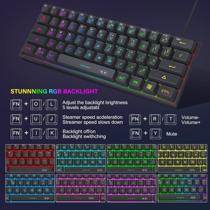 MageGee Mini 60%% Gaming Keyboard