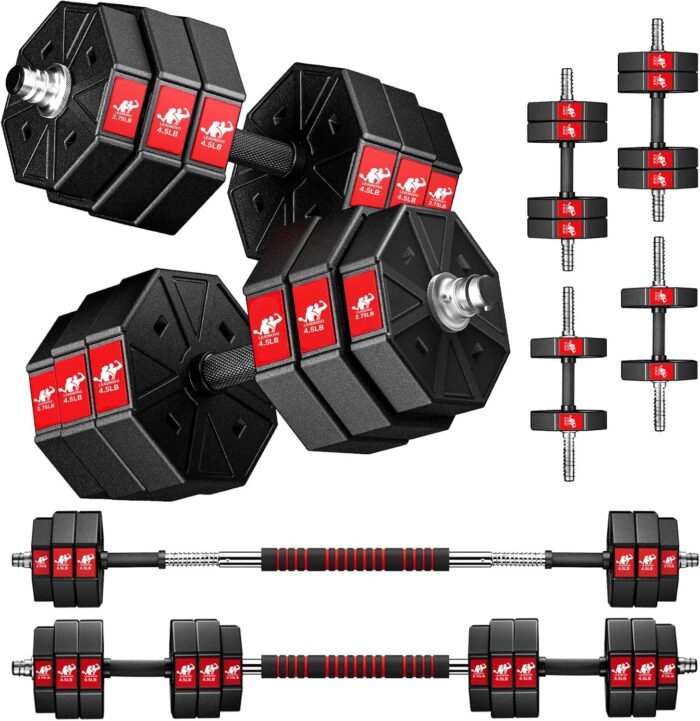 Adjustable Weights Dumbbells Set