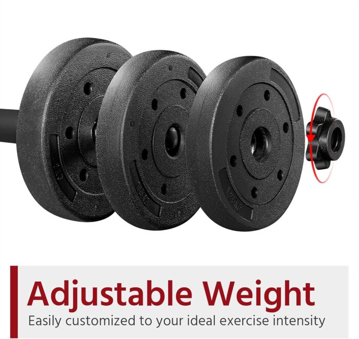 Yaheetech Adjustable Dumbbells Weight Set