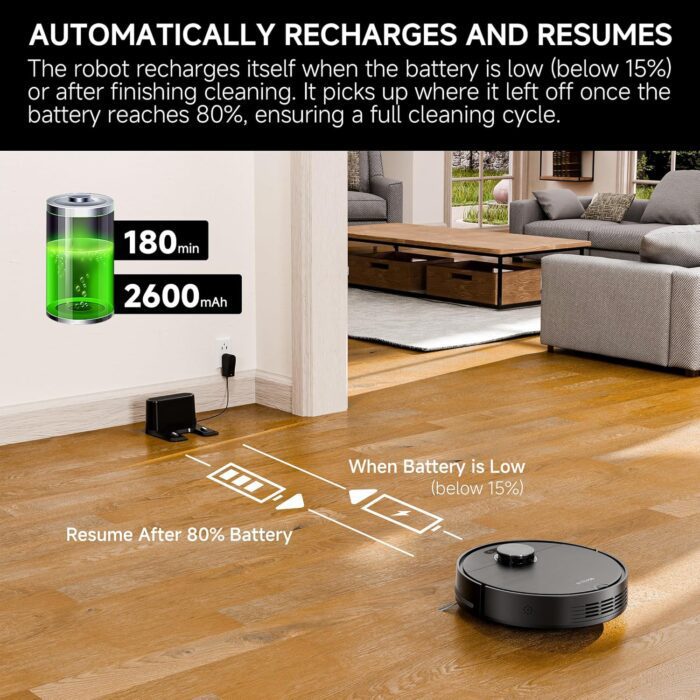 LS1 Robot Vacuum and Mop Combo