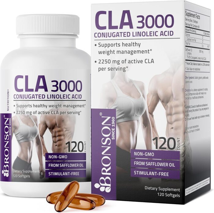 Bronson CLA 3000 Extra High Potency Supports Healthy We... primary keyword: Bronson CLA 3000