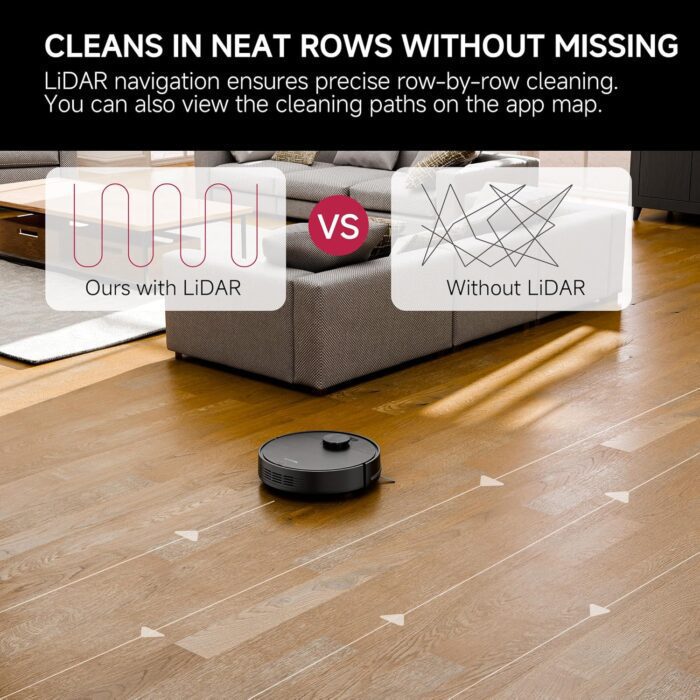 LS1 Robot Vacuum and Mop Combo